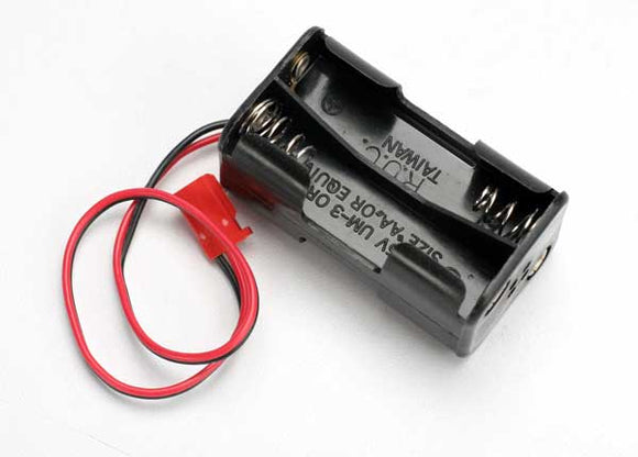 Battery holder, 4-cell (no on/off switch) (for Jato and others that use a male Futaba style connector) #3039