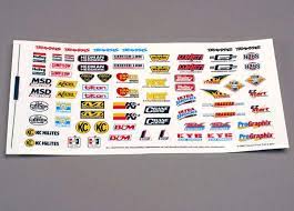 Decal sheet, racing sponsors #2514