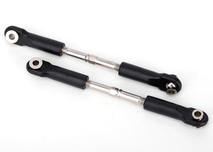 Turnbuckles, camber link, 49mm (82mm center to center) (assembled with rod ends and hollow balls) (1 left, 1 right) #3643