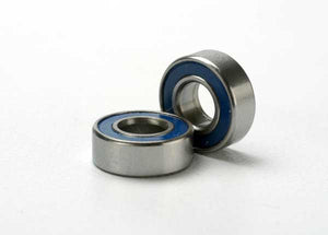 Ball bearings, blue rubber sealed (5x11x4mm) (2)  #5116