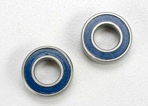 Ball bearings, blue rubber sealed (6x12x4mm) (2) #5117