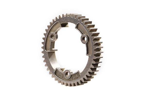 Spur gear, 46-tooth, steel (wide-face, 1.0 metric pitch) #6447R