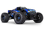 MODEL 89086-4: Maxx: 1/10 Scale Monster Truck. Ready-To-Race® with TQi™ 2.4GHz radio system with Traxxas Stability Management®, Self-Righting, and VXL-4s ESC blue