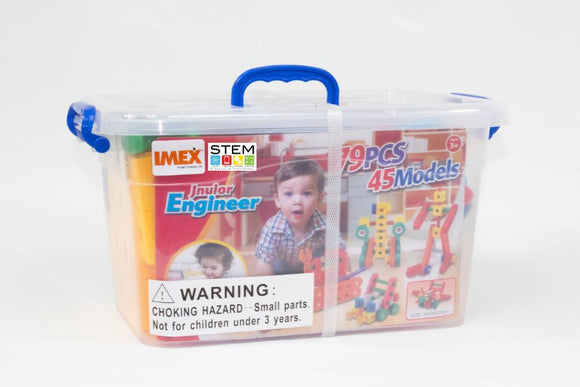 IMEX STEM 79 pc Junior Engineer Bucket Set